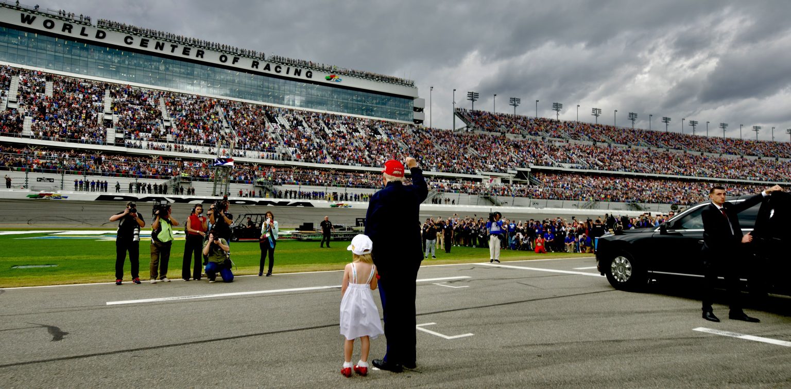 Trump Takes Lap at Daytona 500: American Spirit