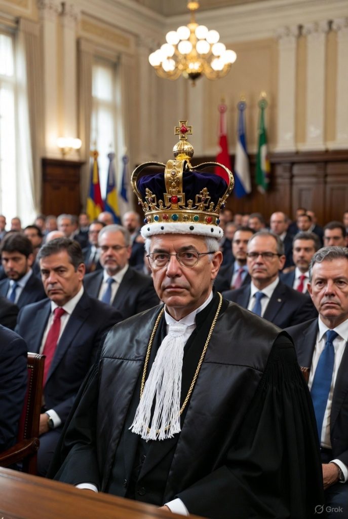 Gilmar coloca uma coroa no STF. O reinado permanente