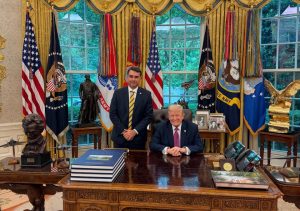 President Trump Welcomes Flávio Bolsonaro to the White House: