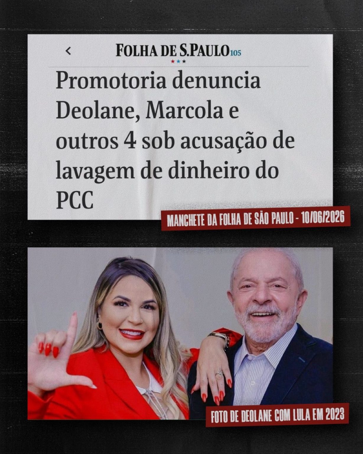 Faz o L de Ladrão: Lula’s Criminal Circle Exposed Once Again