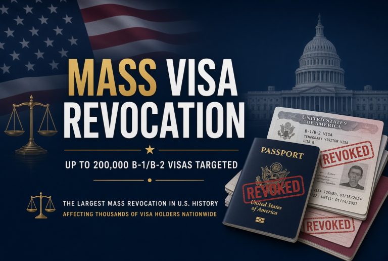 Largest Mass Visa Revocation in U.S. History: Up to 200,000 B-1/B-2 Visas Targeted in Asylum Crackdown