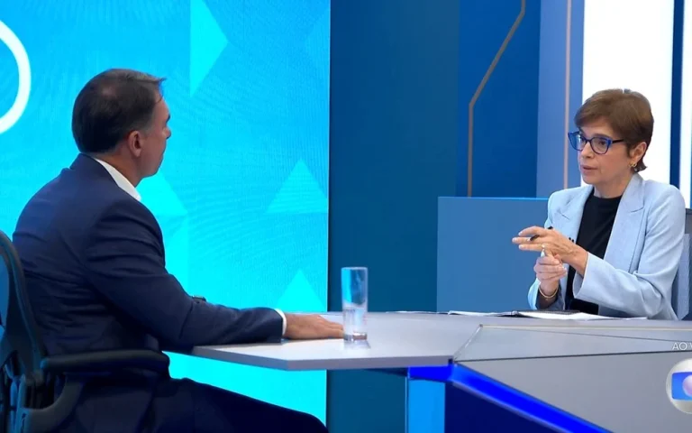Flávio Bolsonaro Delivers Steady, Focused Performance in Globo Sabatina